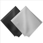 Pack of 10 black lens cloths arranged