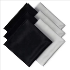 Pack of 10 black lens cloths