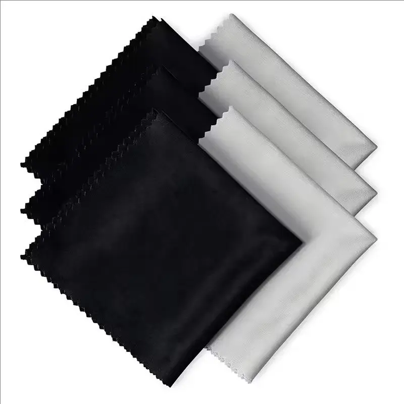 Pack of 10 black lens cloths